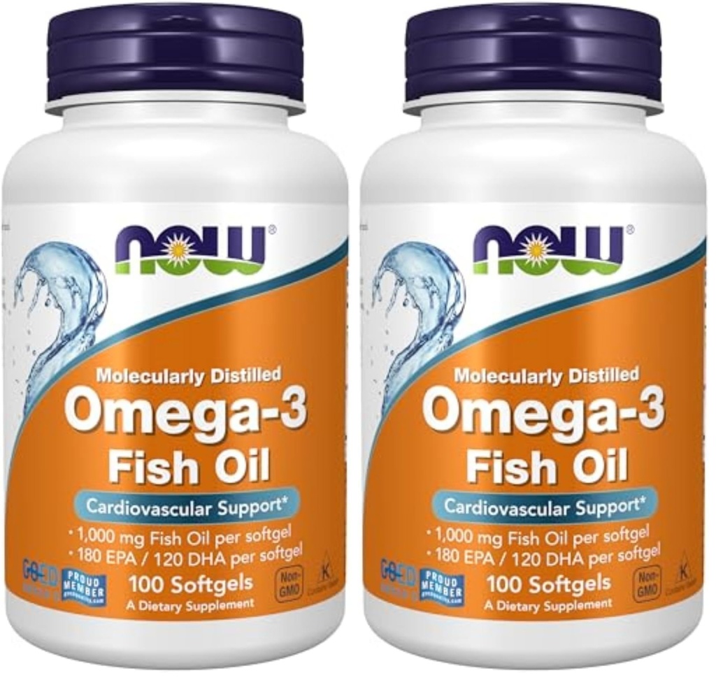 Nu livsmedel Omega-3-100 Softgels (Pack of 2)