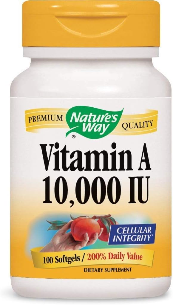 Naturens sätt vitamin A, 100 greve (Pack of 4)