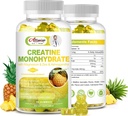 Sockerfri kreatinmonohydrat för män och kvinnor, kreatinmonohydratkomplex tillskott med Magnesium & Zink & Ashwagandha, för muskeltillväxt och styrka, energi, Pre Workout Supplement