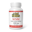 Naturliga faktorer, MSM 1000 mg, stöder hälsosamma gemensamma, hår, hud och naglar, 90 kapslar (90 portioner)