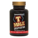 NaturesPlus T Male - 60 vegetariska kapslar - Främjar Muscle Gain & Stamina, Mood Enhancer - Gluten Free - 30 Totala portioner