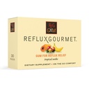 Reflux Gourmet Tropical Soothe Gum Alginate Therapy Sodium Bicarbonate Gum for Acid Reflux, Oral, kognitivt och Digestive Support, Naturligt med Ginger, Celeriac, Aloe, Sugar Free, Gluten Free, Vegan