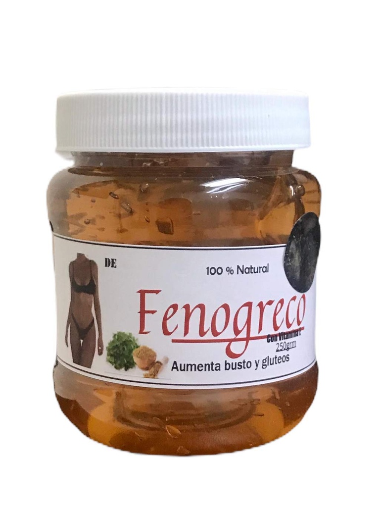 Gel De Fenogreco, Aumenta Bustos y Gluteos, Quema Grasa de Manera 100% Natural / Fenogreco Gel Burns Fat, Ökar bröst och Butt Tillväxt med naturliga ingredienser. Avstånd från Alebrije Import