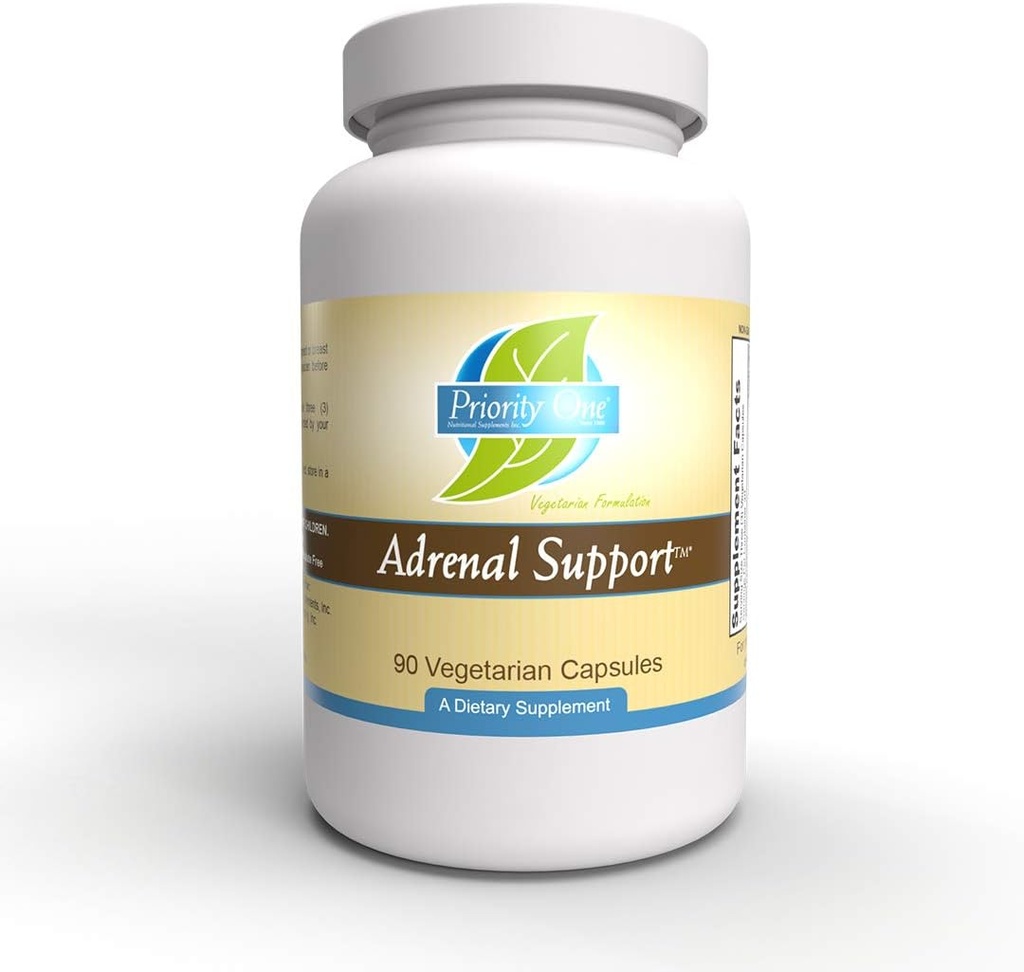 Prioritet Ett Vitaminer Adrenal Support 90 kapslar Vegetariskt Adrenal Support