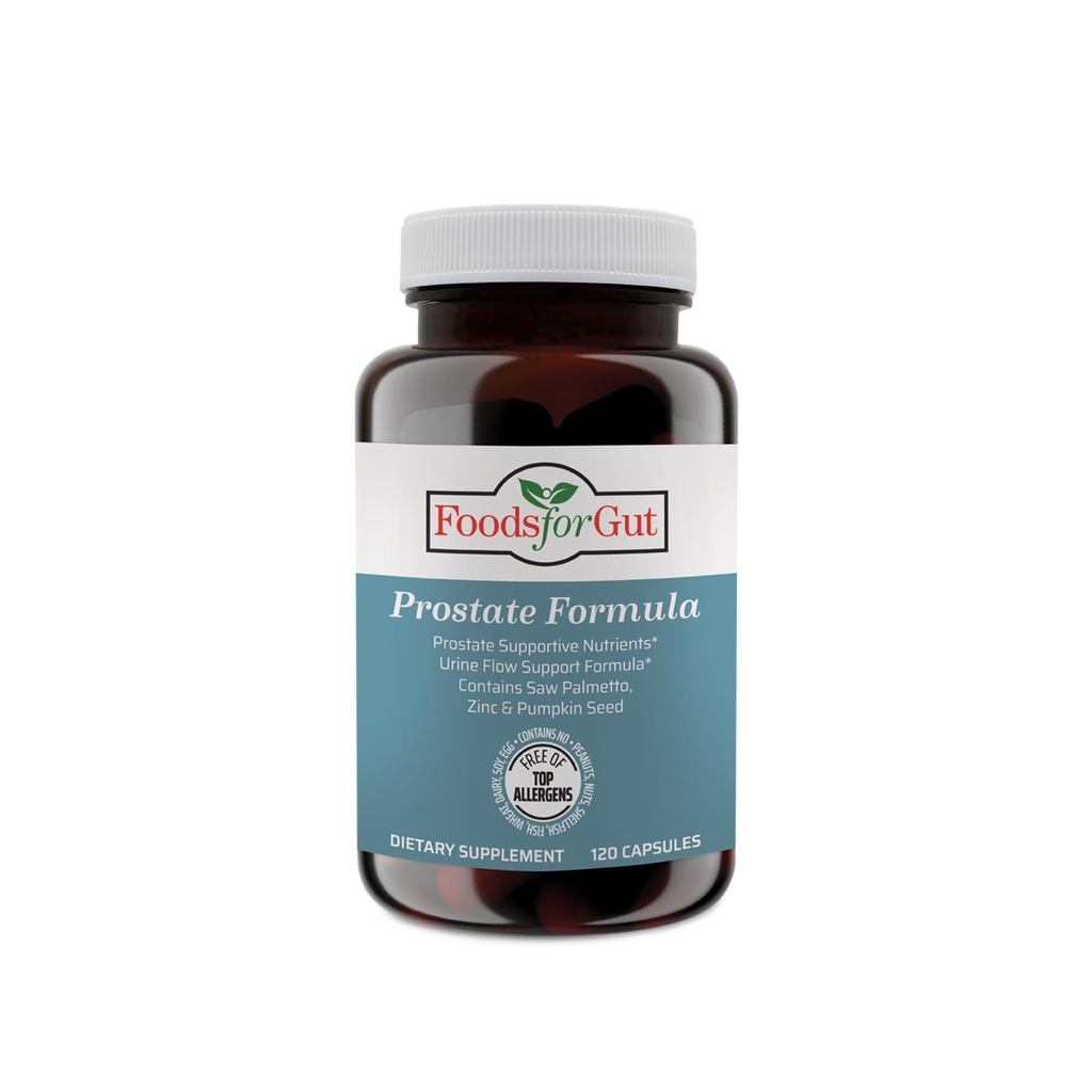 Innovativ prostataformel för män | med Saw Palmetto, Pumpkin Seed och Zink | 120 vegetariska kapslar | Stöd Urinary Function, Prostate Health | Bättre sömn