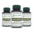 Alger, Fucoidan, Blue Green Algae, Kelp, Bladderwrack, Chlorella, Spirulina, Irish Moss, Dulse, 90 VCaps, High Absorbable, Non-GMO, Gluten-Free (Pack of 3)
