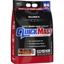 ALLMAX QUICKMASS, Cookies & Cream - 10 lb - Snabb Mass Gain Catalyst - Upp till 64 Grams of Protein Per Serving - 3:1 Carb till Protein Ratio - Zero Trans Fat - Upp till 70 portioner