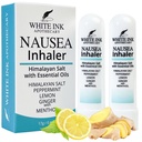 White Ink Nausea Relief Essential Oil Inhaler | 100% Natural | Travel | Motion eller Morning Sickness | Graviditet | Upprörd mage | Queasiness | Kemoterapi