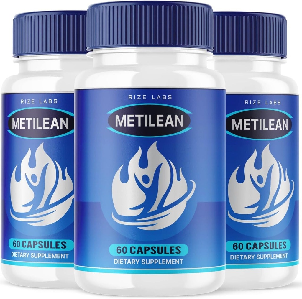 (3 Pack) Metilean Weight Loss Supplement, Metilean Diteary Pills to Melt Stubborn Belly Fat, Metilean Advanced Formel för att förlora pounds, Metilean Pastillas Reviews (180 kapslar)