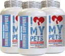 Äldre katttillskott - CAT Immune Support - Booster - Hälsosam tillskott - Gurkmeja Katter - 180 Behandlingar (3 flaskor)