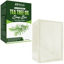 Tea Tree Oil Soap Bar för Face & Body, 4oz - Antifungal Antiseptic Natural Remedy Skin Cleanser - Pure Essential Oil Infused Skincare Cleansing Anti Fungal Bar Soap för Fungus, Ringworm, Acne