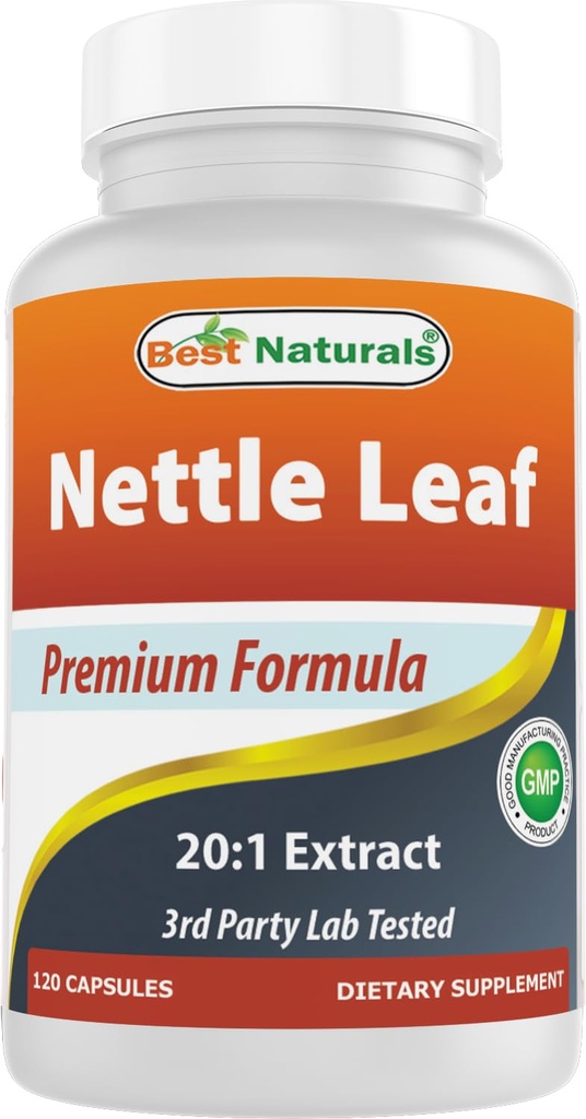 Bästa Naturals Nettle Leaf Extract 5000 mg Equivalent Per Serving- 120 kapslar