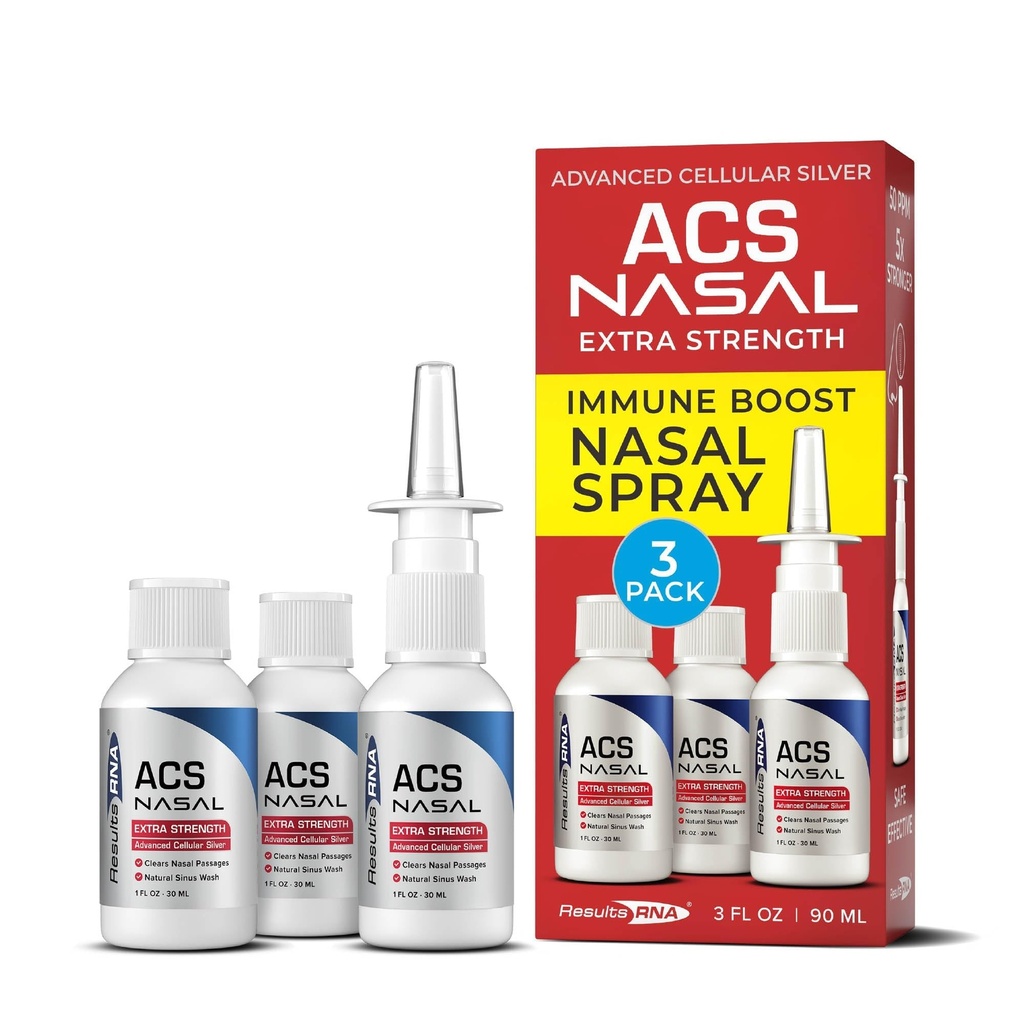 Resultat RNA - ACS 200 Nasal Extra Strength - Den mest effektiva Nasal Wash tillgänglig. Clears Nasal Passages hjälper dig att andas djupt, dag och natt. Clinically Proven. Doctor Recommended (90 portioner)