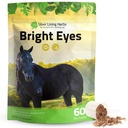 Silver Lining Herbs Bright Eyes Vitaminer - Hästar Eye Supplements för att stödja Capillary Health, Great Vision, & Overall Eye Health - Plant-Based Herbal Horse Supplements - 1 lb 60-Day Supply