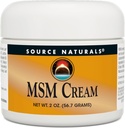 Källa Naturals MSM Cream - Innehåller vitamin E och Ginkgo - 2 oz