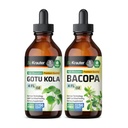 Gotu Kola Tincture 4 Fl. Oz. & Bacopa Tincture 4 Fl. Oz.