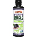 Barleans Vegan Omega 3 6 9 Flaxseed Oil Liquid Supplement, BlackBerry Smoothie, Flax Seed Oil, 2 968 mg ALA Fatty Acid, Non-GMO och Gluten Free, 16 oz
