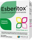 Superladdad Echinacea - 100 tabletter - Immune Support Herbal Supplement med Wild Indigo Root & Purple Coneflower - Kliniskt testad - Made in Germany