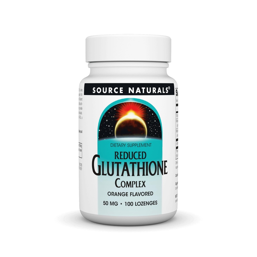 Källa Natur Reducerad Glutathione Komplex 50 mg Orange smaksatt - 100 Lozenges