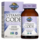 Garden of Life Prenatal Multivitamin för kvinnor från Whole Foods med Biotin, Iron & Folate inte folsyra, probiotika för immunstöd - Vitamin Code Raw Graviditet måste ha - 180 kapslar