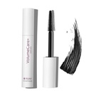 Rumi Cosmetiques VolumeCare + Mascara för äldre kvinnor - Extrem längd och volym 2-i-1 Formel - Inga klumpar, långa bär, hypoallergen Mascara för känsliga ögon (naturligt svart)