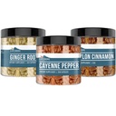 Earthborn Elements Cayenne Pepper, Ceylon Cinnamon & Ginger Root Bundle (200 kapslar varje), Pure & Undiluted, Inga tillsatser