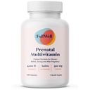 FullWell Prenatal Vitamins | Kolin, folat, D-vitamin för fostrets tillväxt, hjärnutveckling | 26 + Vital Nutrients | Dietitian-Formulerad, OBGYN Rekommenderad, icke-GMO, 3rd Party Tested, 30 portioner
