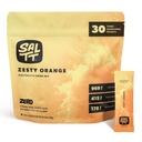SALTT Electrolytes Powder smaksatt dricka Mix - Zesty Orange - 30 Hydration Packets - Magnesium, kalium, natrium, spårmineraler - Zero Sugar & Gluten Free - Travel Essentials