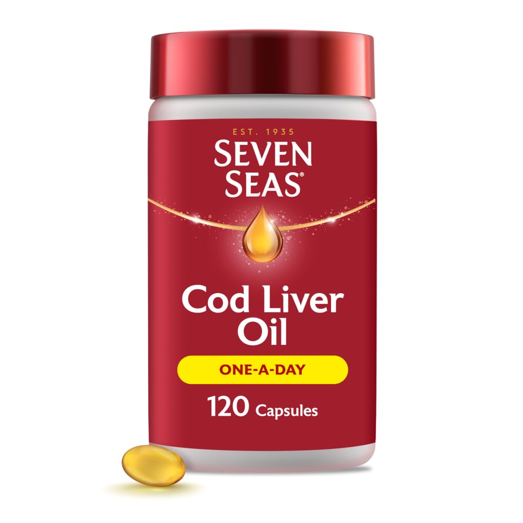 Seven Seas Pure Cod Liver Oil 120 kapslar