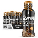 OWYN Endast vad du behöver Pro Elite Vegan Plant Based High Protein Keto Shake, No Nut Butter Cup, Zero Sugar, 32g Protein, Omega-3, Prebiotika, Superfoods Greens för träning och återhämtning, 0g Net Carbs