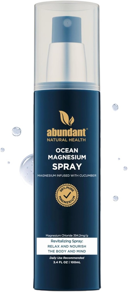 Magnesiumspray med 10% Trolamine Salicylate för stark smärtlindring mot värk och blåmärken, effektiv och snabb absorption, doftfri, 100ml