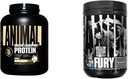 Animal Whey Isolate Whey Protein Powder - Isolate Loaded for Post Workout and Recovery & Fury - Pre Workout Powder Supplement för energi och fokus