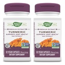 Naturens sätt gurkmeja Max Potency Premium Extract - gurkmeja tillskott för gemensamt stöd * - med gurkmeja extrakt - för män och kvinnor - Glutenfri - 60 Vegan kapslar (Pack of 2)