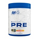 AN Performance Pre-Workout Powder Supplement för Män & Kvinnor | Energidryck Mix med 300 mg koffein + Beta Alanine + Citrulline | Tredjepartstestade | Peach Mango | 30 portioner