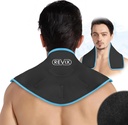 REVIX Neck Ice Wrap Ice Pack för hals och axlar, terapi för att främja flexibilitet och rörlighet, Hot Cold Gel Packs Återanvändbar för Post-Workout, Black