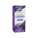 Naturens sätt Sambucus Zero Sugar Traditional Immune Syrup, högt koncentrerad Black Elderberry Extract, traditionell Immune Support *, med Superfood Antioxidanter (1), 4 Fl Oz (Packaging May Vary)