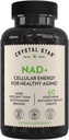 Crystal Star NAD + (60 tabletter) - Patented NAD för cellulär energi och hälsosam åldrande - Kliniskt - Proven mer effektiv än nikotinamid Riboside - 30 dagars leverans - Non-GMO
