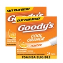Goodys Extra Strength Headache Powder, Cool Orange Flavor Dissolve Packs, 24 individuella paket (2 Pack)