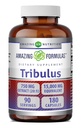 Fantastiska formler Tribulus 750 Mg Extract 20:1Supplement | 15000 Mg Equivalent | 180 kapslar | Non-GMO | Gluten-Free | Made in USA