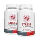 Silver Fern Stress Komplex Supplement - Utan koffein - Sömn, Oro, humör och mer - med Saffron Supplements, L-Theanin Supplement, & Myo-inositol - Natur Stress Relief Supplement (Pack of 2)