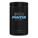 PWDRS Pre-Workout Powder, All Natural Pre Workout för energi, pump, uthållighet och styrka, med koffein (Frostbite)