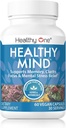 Hälsosamt sinne - Säkert för tonåringar - Brain Fog - Kognitiv funktion - Koncentration - Fokus - Neural optimering - humör - Ginkgo Biloba - Ginseng - Rhodiola - Bacopa - Gotu Kola - Grönt te - 150 greve