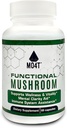 Funktionell Mushroom Shiitake, Lions Mane, Maitake, Chaga- Vitality, Clarity & Immune Assistance - 60 kapslar