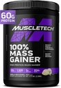 MuscleTech High Protein Mass Gainer för män och kvinnor - Protein Powder Shakes för viktökning, muskelbyggnad och återhämtning med kreatinmonohydrat - Vanilla Milkshake, 5,15 pund