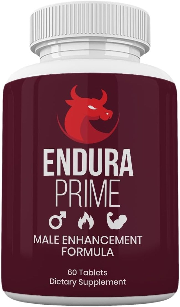 Endura Prime Pills, Endura Prime Male Supplement Advanced Formel, 60 Count