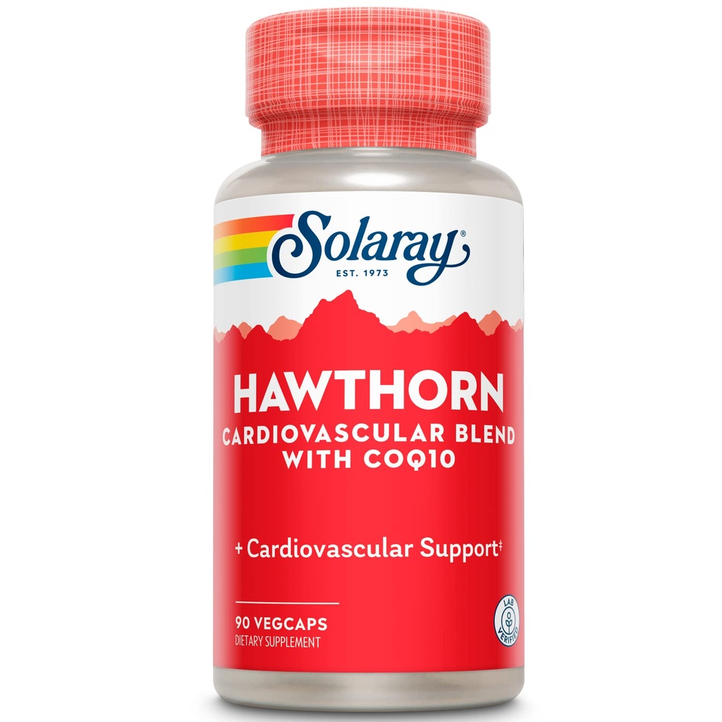 Solaray Hawthorn Special Formel, 150mg, 90 greve
