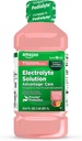 Grundläggande vårdfördelar Electrolyte lösning med Prevital Prebiotics, jordgubbslemonade, Hydration Drink, repetera Electrolytes, Fluid & Zink, 33,8 fl oz (Pack av 1)