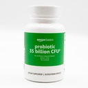 Grundläggande probiotiska 35 miljarder CFU, 8 Probiotiska stammar med prebiotisk blend, stöder hälsosam matsmältning, 30 vegetariska kapslar, 1 månads leverans (tidigt solimo)