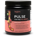 LEGION Pulse Pre Workout Supplement - All Natural Nitric Oxide Preworkout Drink för att öka energi, kreatinfri, naturligt sötad, Beta Alanine, Citrulline, Alpha GPC (Caffeine Free Sour Candy)