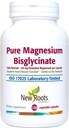 Rena Magnesium Bisglycinate Supplement (130 mg) | Förbättrad magnesium Glycinate, Gentle på magen, ingen laxerande effekt (120 Veg Caps) | NYA rooter HERBAL
